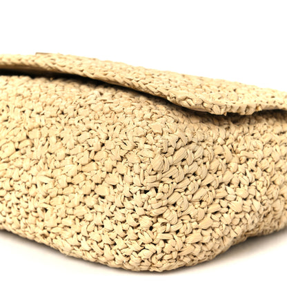 Saint Laurent Raffia Monogram Medium Jamie Natural Avorio 11 of 11