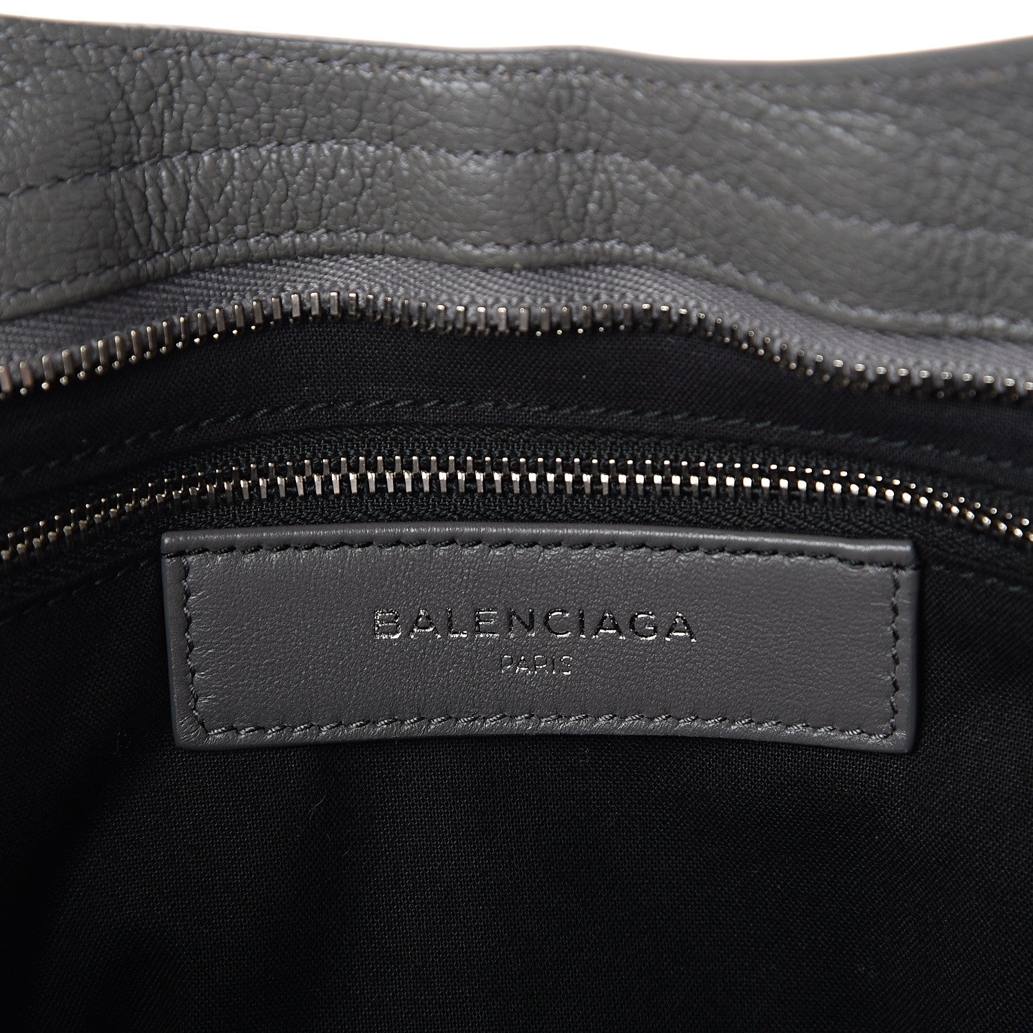 Balenciaga Chevre Silver Metallic Edge Hardware City Gris Acier 5 of 8