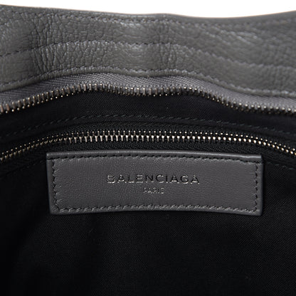 Balenciaga Chevre Silver Metallic Edge Hardware City Gris Acier 5 of 8