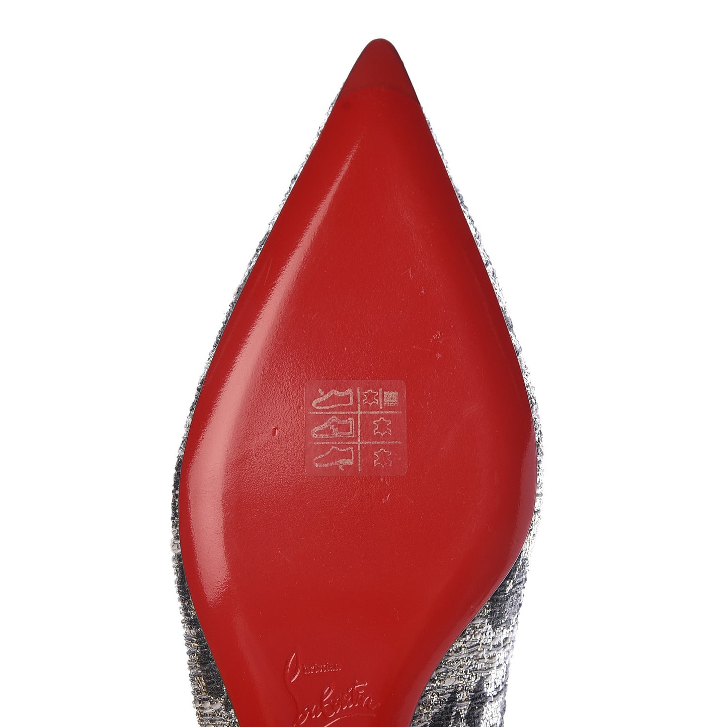 Lame Spiked Hall Flats 41.5 Courtisane Bronze