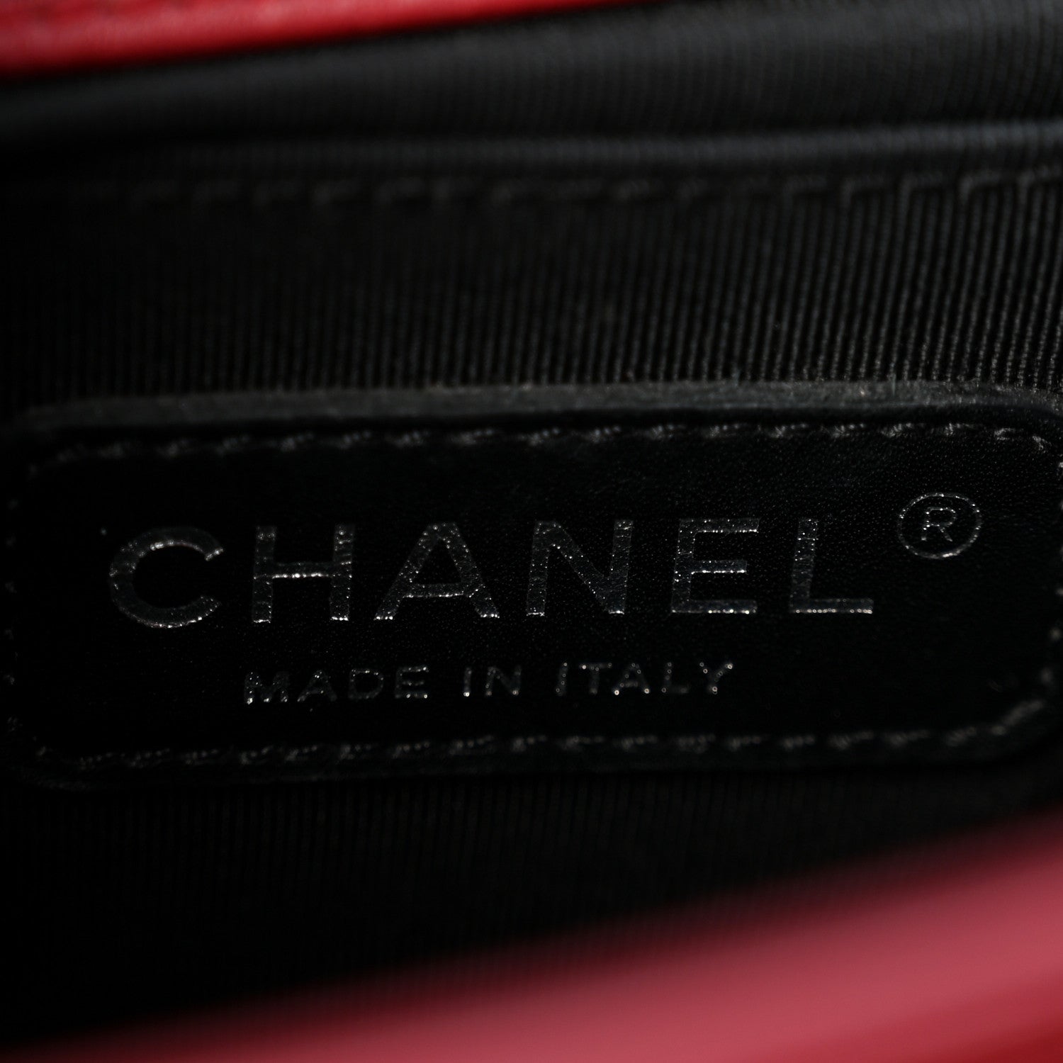 Chanel Patent Calfskin Quilted Medium Plexiglass Boy Flap Red 5 of 13