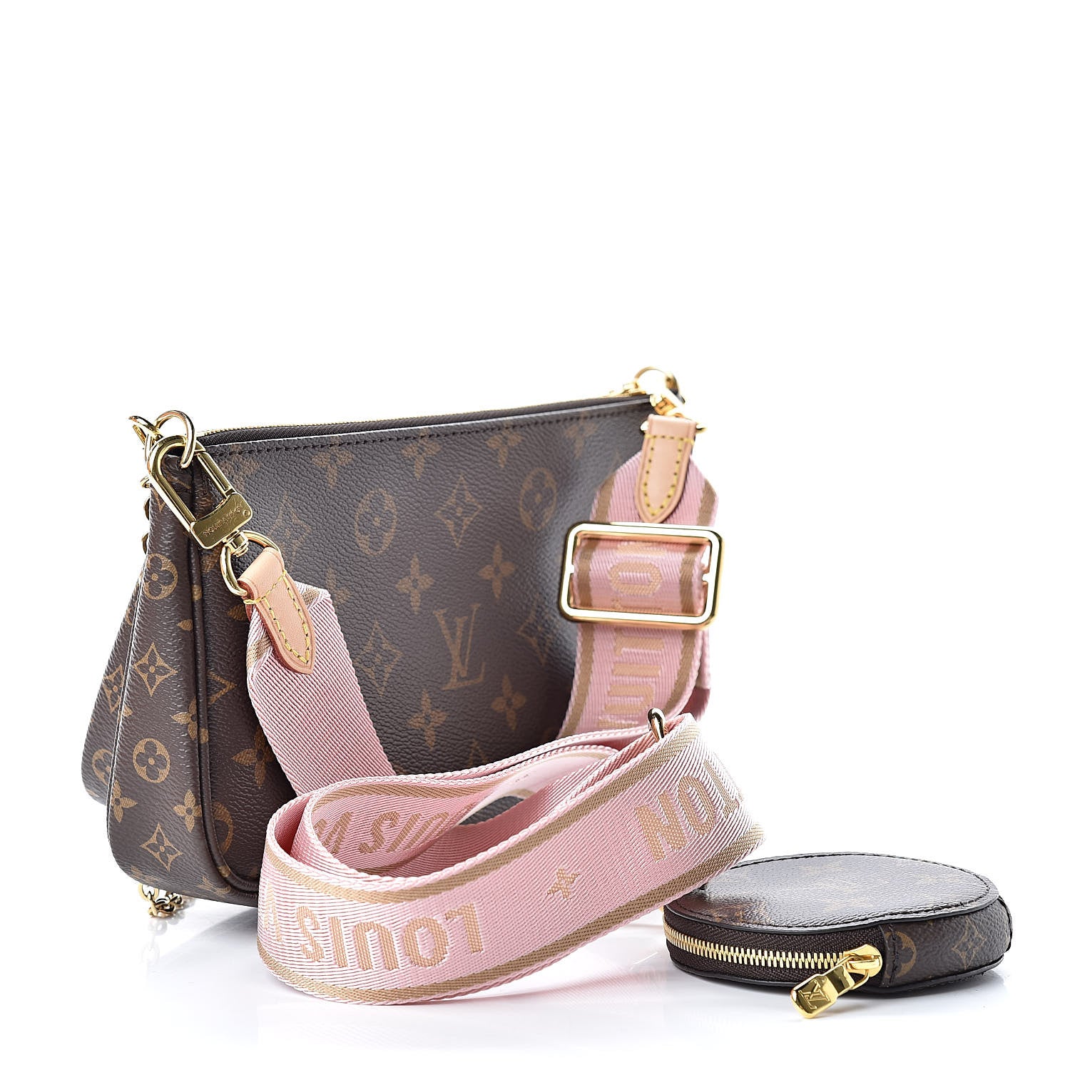 Louis Vuitton Monogram Multi Pochette Accessories Rose Clair 3 of 14