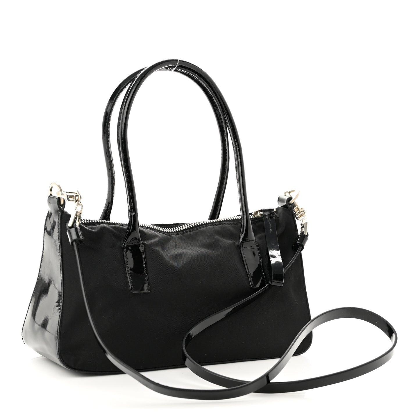 Nylon Spazzolato Bag Black