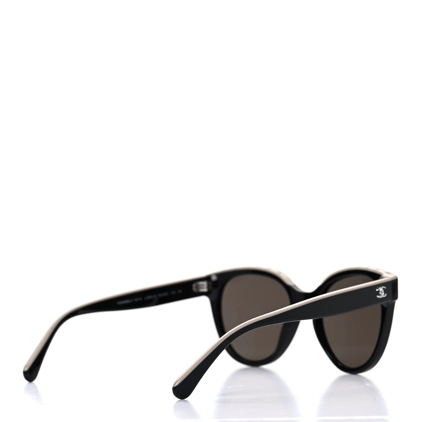 Acetate CC Butterfly Sunglasses 5414 Black Beige