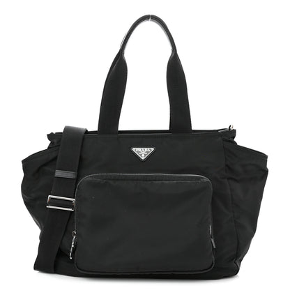 Prada Nylon Vela Baby Bag Black 3 of 11