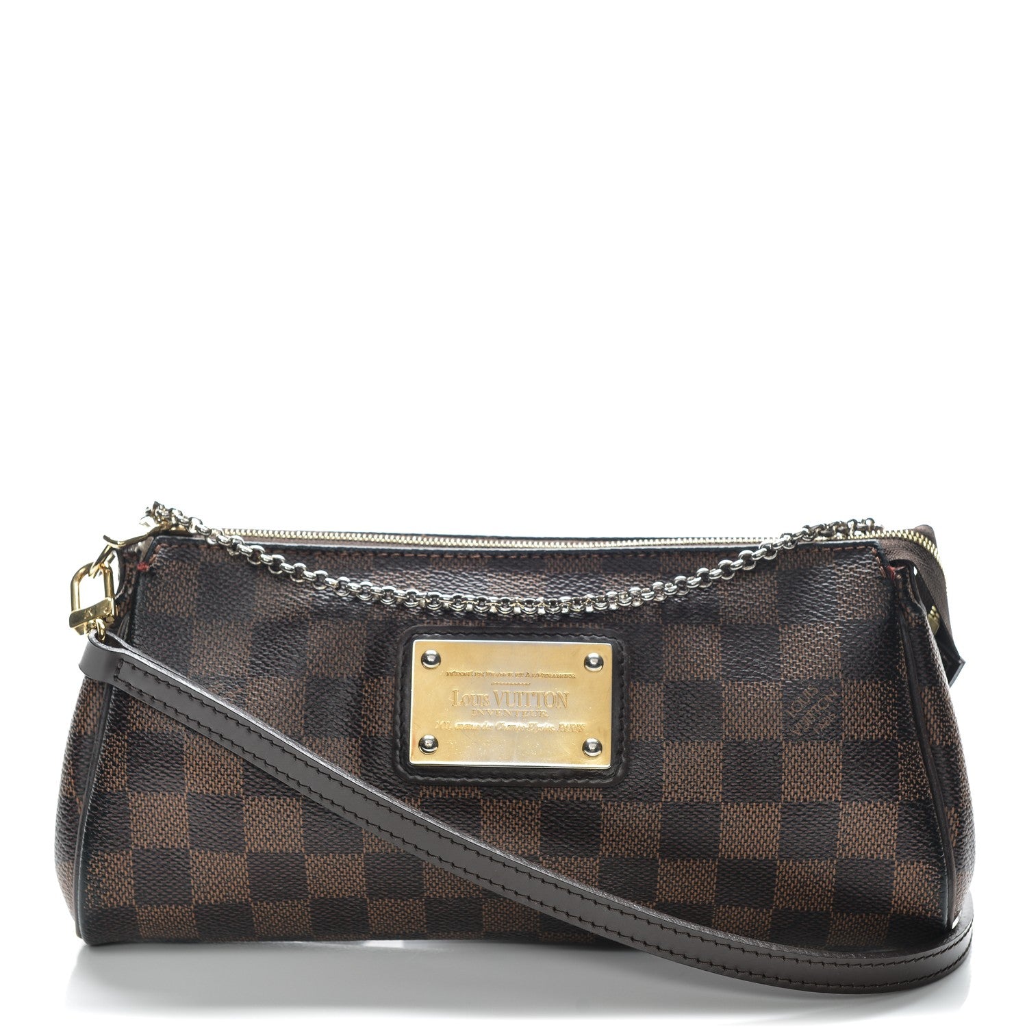 Louis Vuitton Damier Ebene Eva Clutch 10 of 18