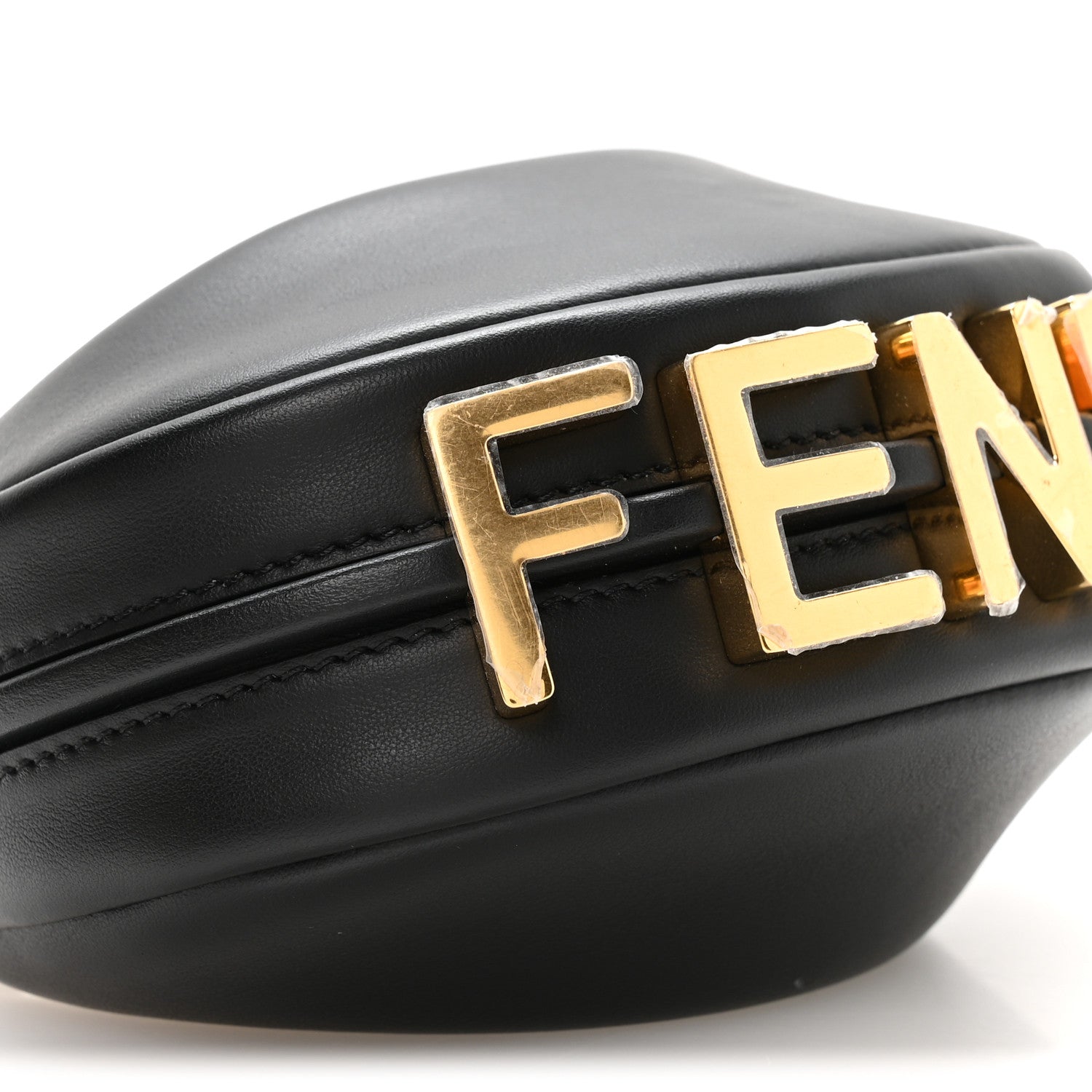 Fendi Vitello Grace Matte Nano Fendigraphy Hobo Charm Black 9 of 11