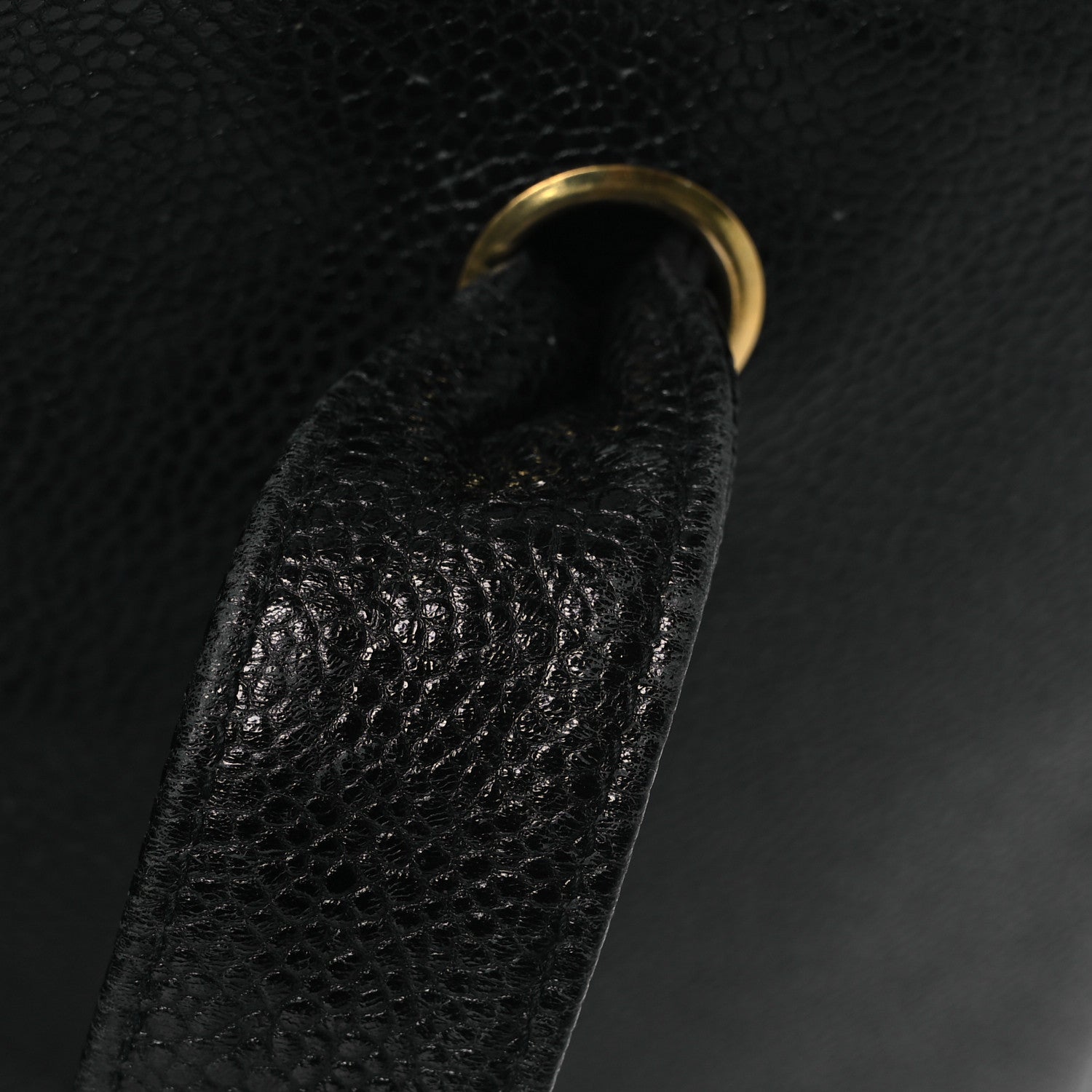 Chanel Caviar Large CC Shoulder Bag Black 14 of 17