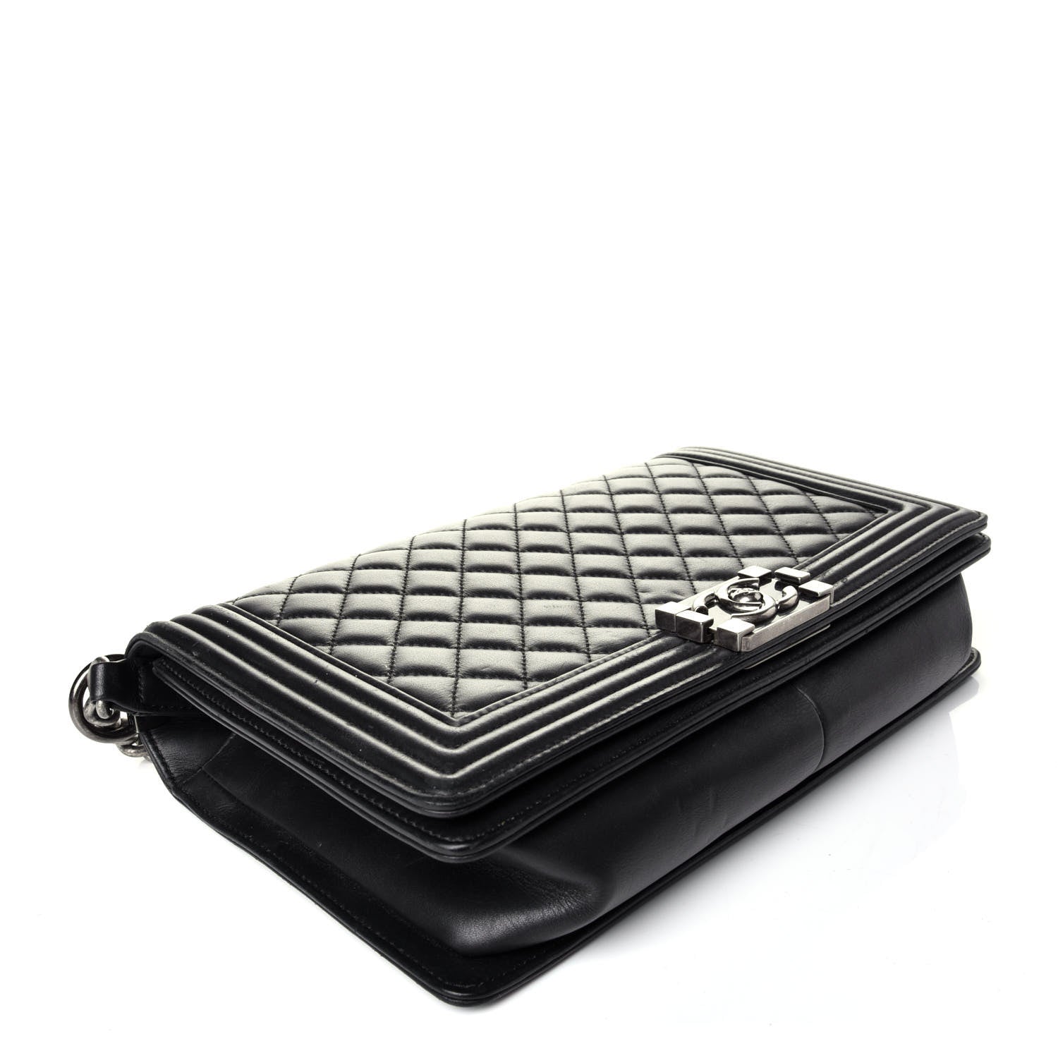 Chanel Calfskin Quilted New Medium Boy Flap Black 4 of 10