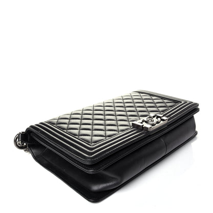 Chanel Calfskin Quilted New Medium Boy Flap Black 4 of 10