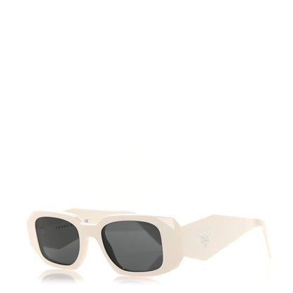 Prada Acetate Symbole Sunglasses SPR 17W White 1 of 8