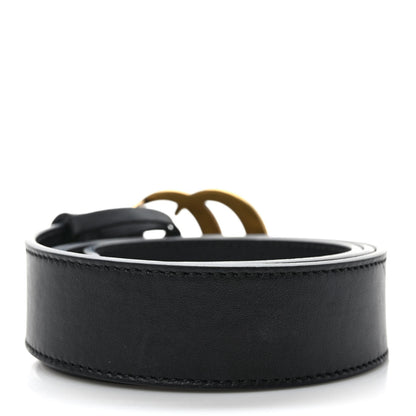 Gucci Calfskin Double G 30mm Belt 85 34 Black 2 of 4