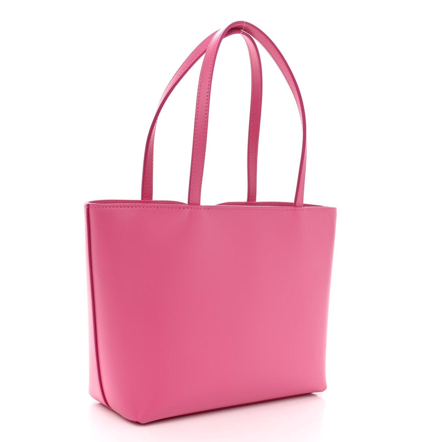 Calfskin Small DG Logo Shopper Tote Lilac