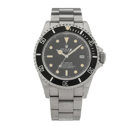 Rolex Stainless Steel 40mm Sea-Dweller Oyster Perpetual Watch Black 16600 1 of 4