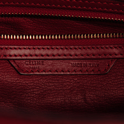 Celine Palmelato Mini Luggage Red 6 of 9
