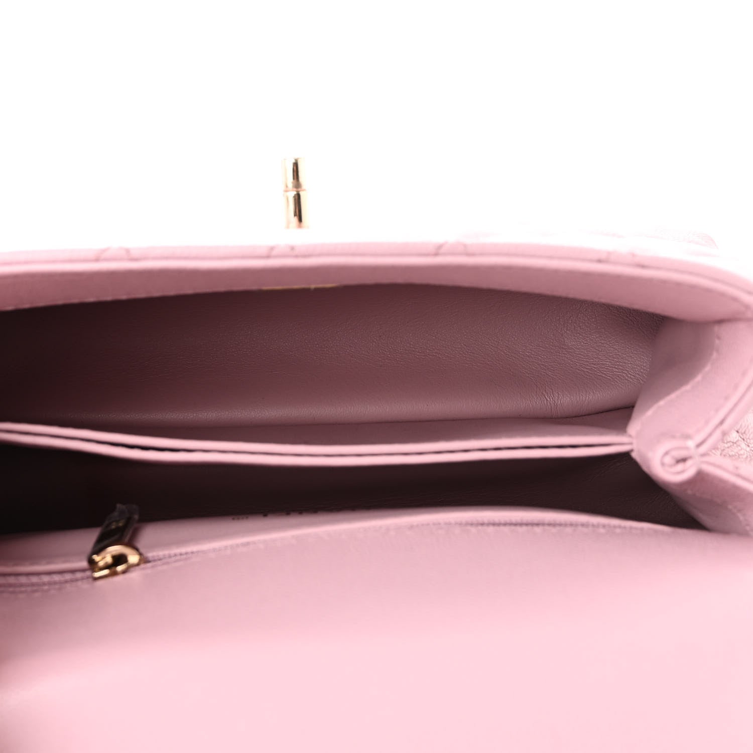 Chanel Caviar Quilted Mini Coco Handle Flap Light Pink 5 of 11