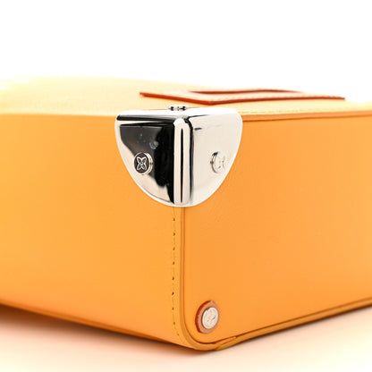 Louis Vuitton Calfskin N°7 Vertical Box Trunk Yellow 8 of 9