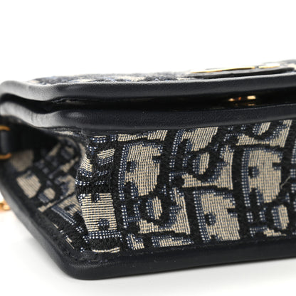 Christian Dior Oblique Nano 30 Montaigne Pouch Blue 8 of 10