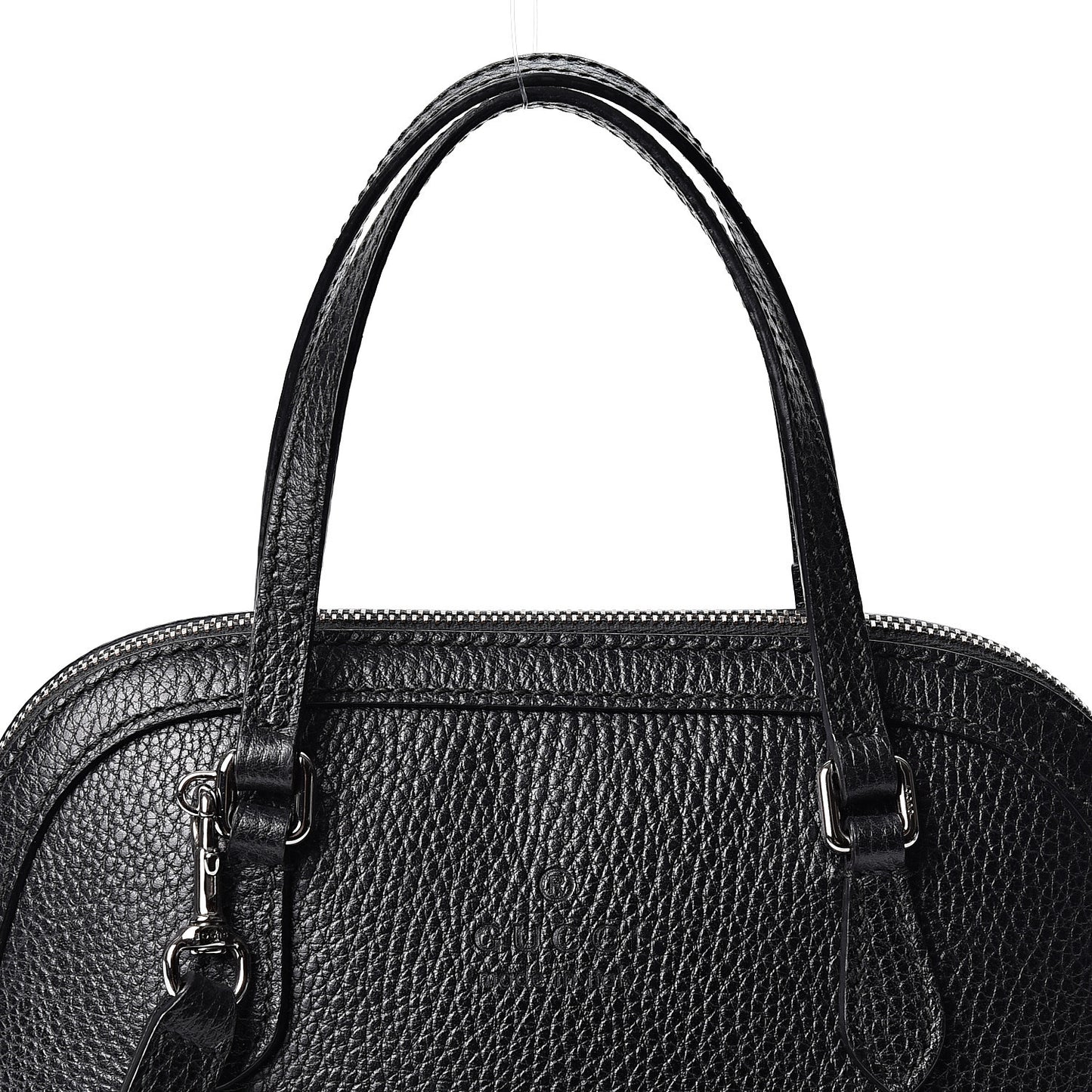 Calfskin Mini Dome Bag Black