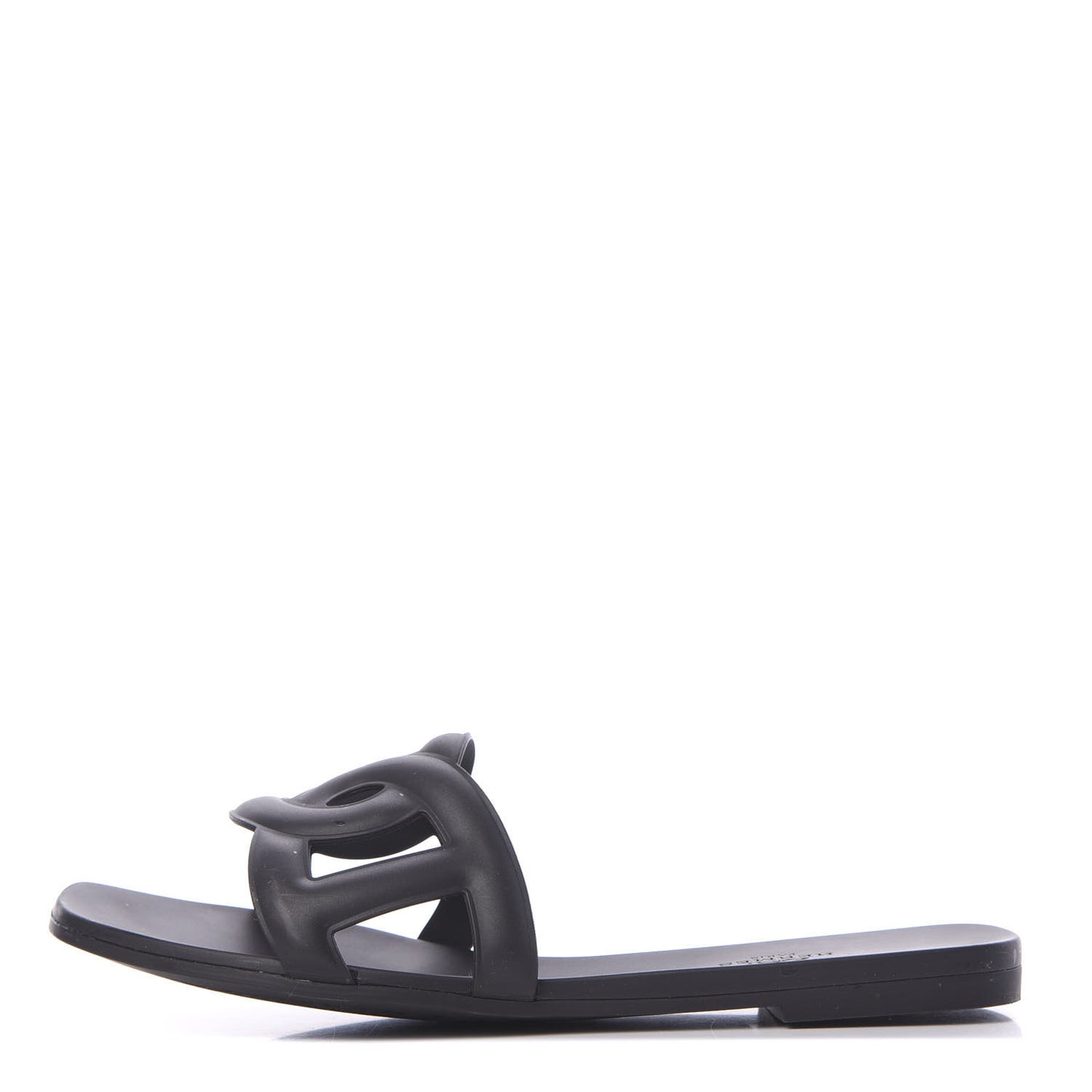 Rubber Aloha Sandals 39 Black