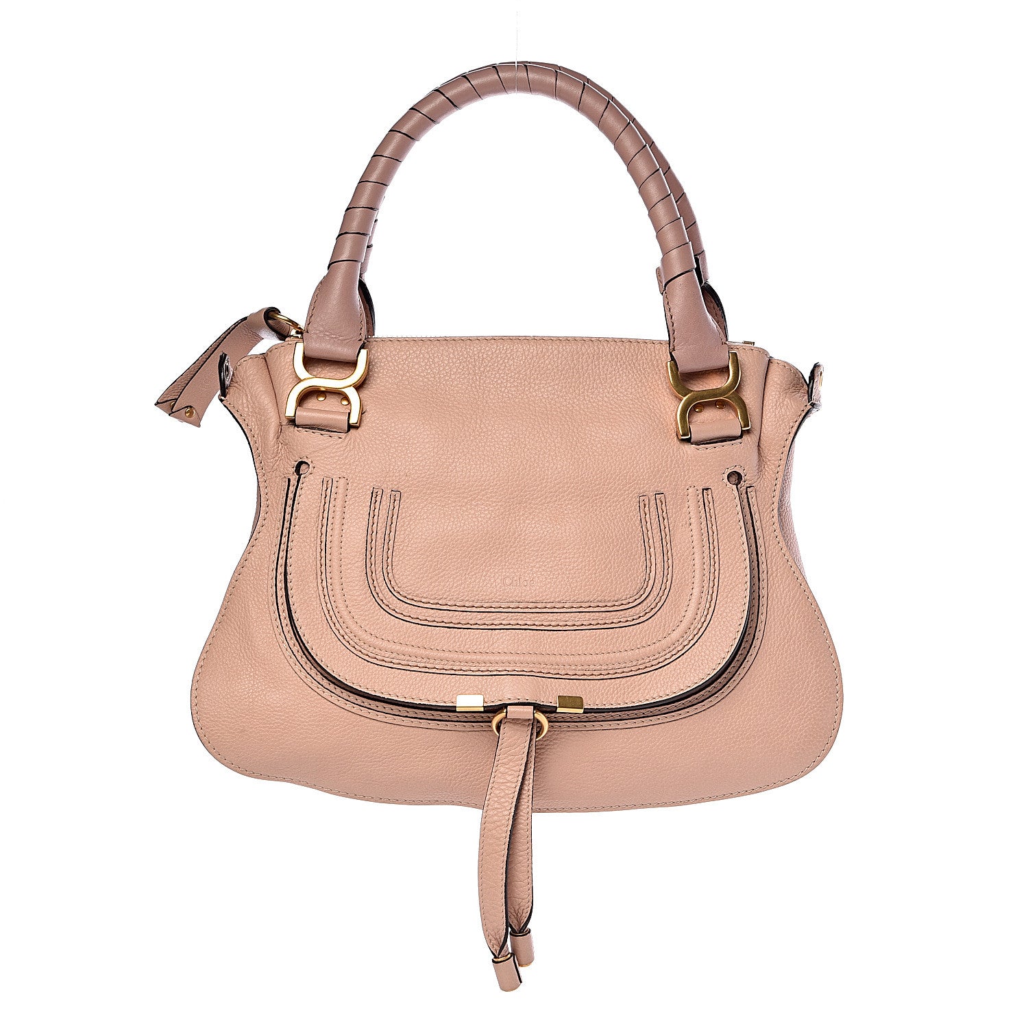 Chloe Calfskin Medium Marcie Satchel Blush Nude 1 of 14