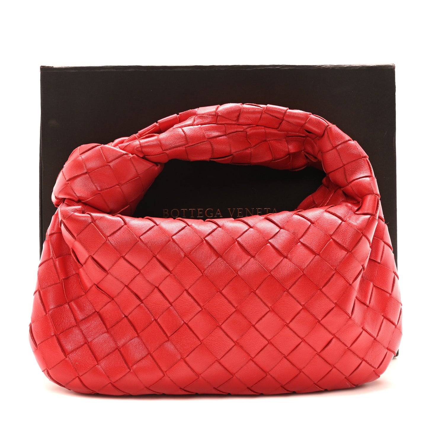 Nappa Intrecciato Mini Jodie Red