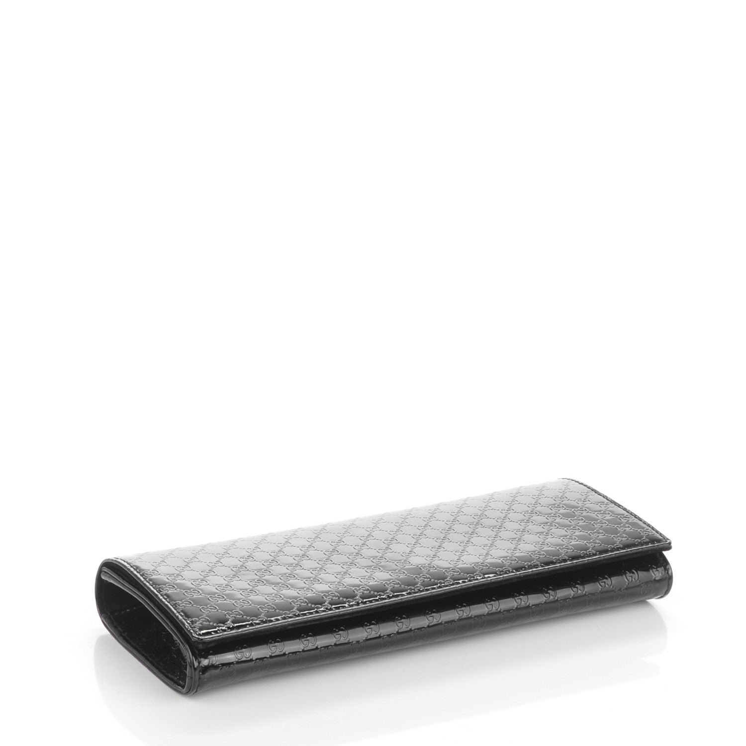 Gucci Patent Microguccissima Small Broadway Clutch Black 4 of 6