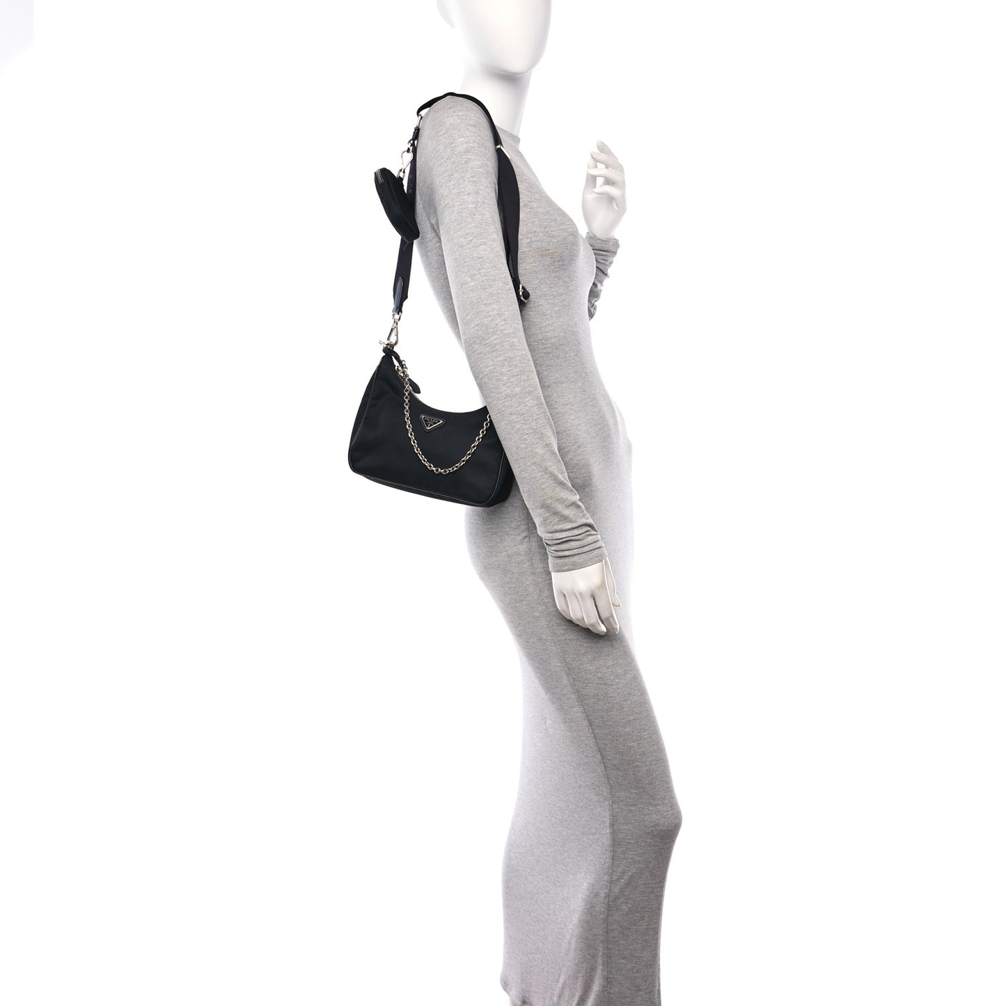 Nylon Re-Edition 2005 Shoulder Bag Black