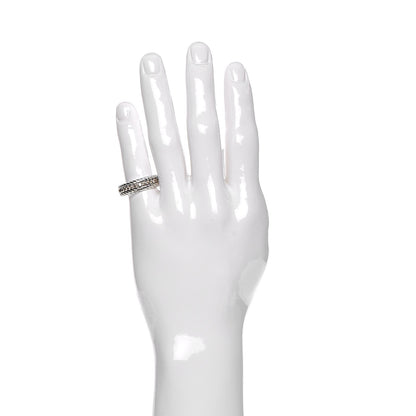 David Yurman Sterling Silver Cognac Diamond Streamline Band Ring 65.5 11.5 2 of 6