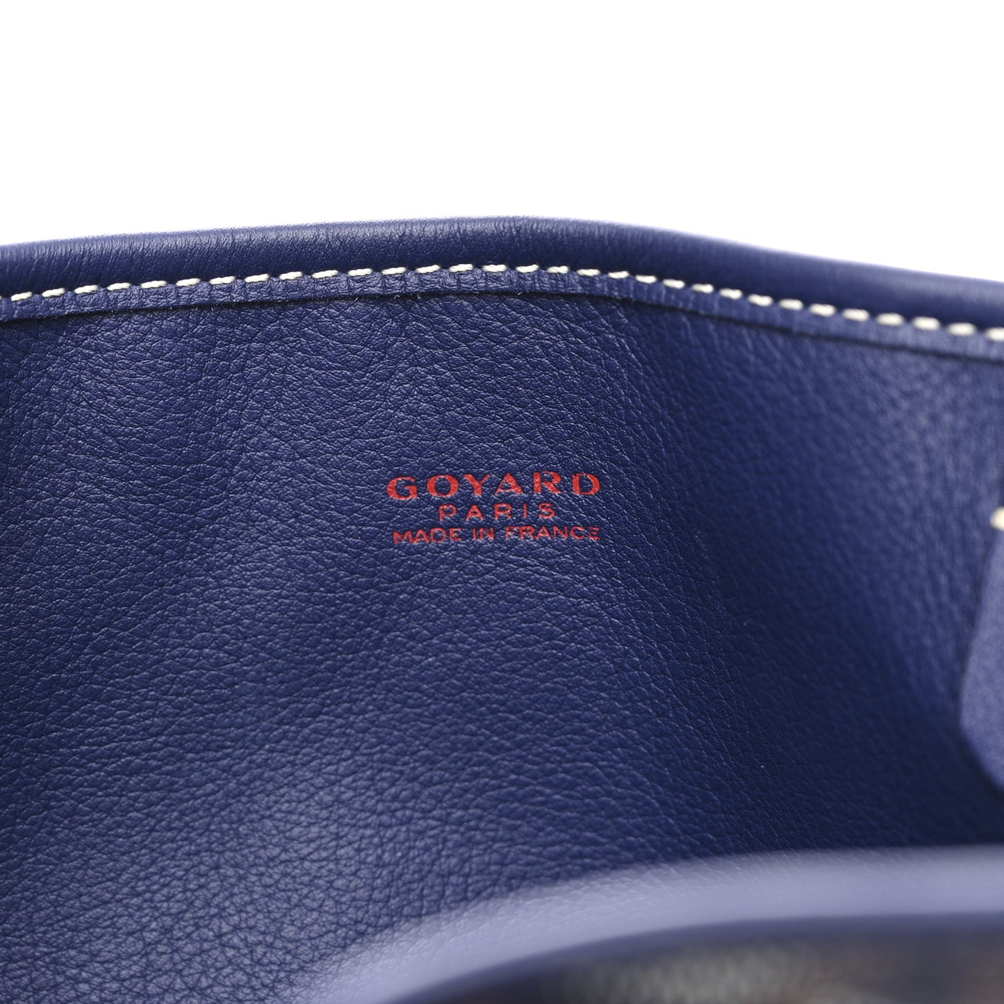 Goyardine Reversible Mini Anjou Navy