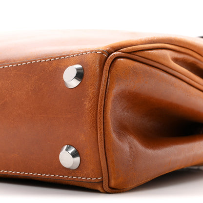 Balenciaga Vegetable Tanned Lambskin Small Rodeo Top Handle Handbag Tan Cowboy 9 of 9