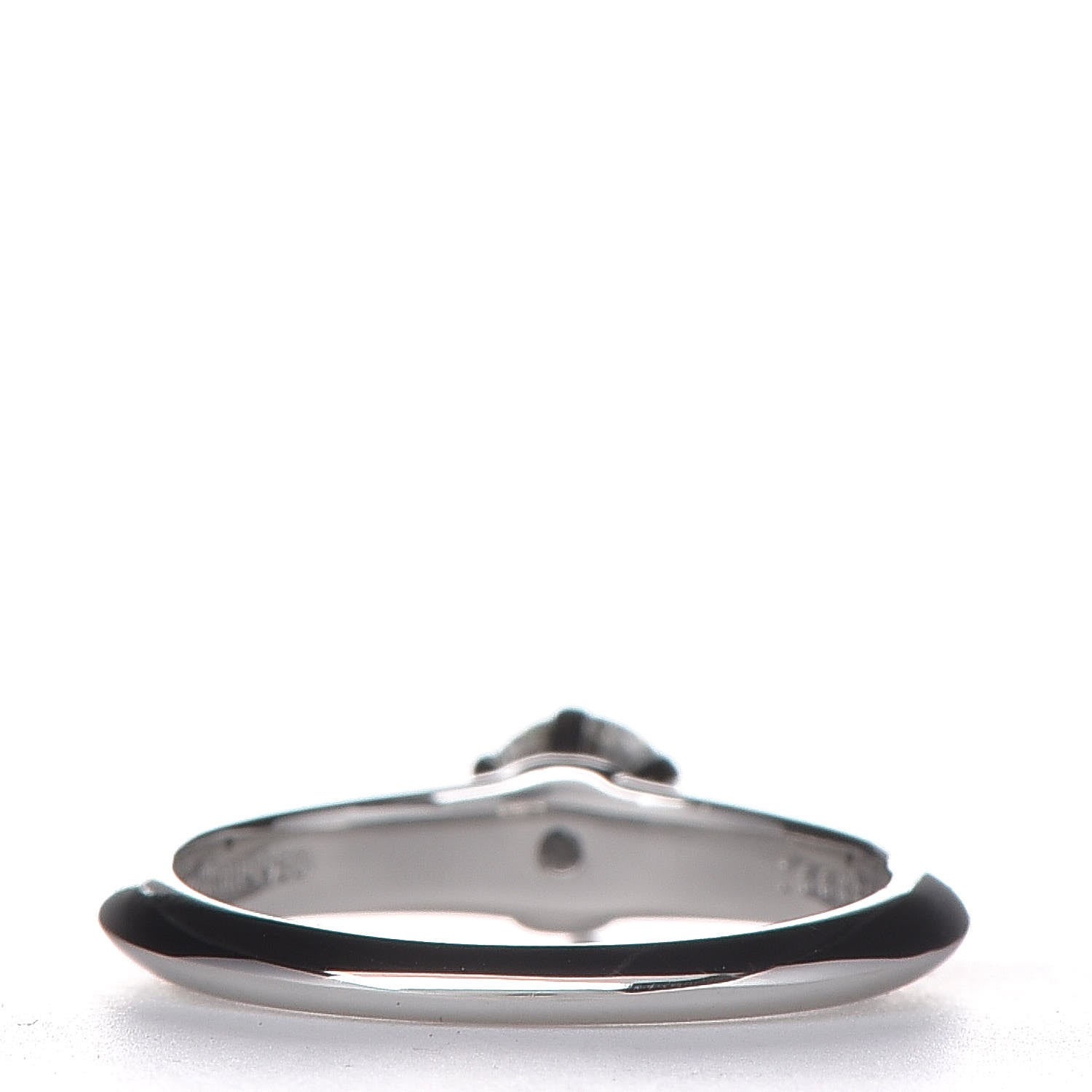 Tiffany Platinum Diamond .38ct Engagement Ring 48 4.5 4 of 6