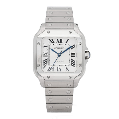 Cartier Stainless Steel 35mm Santos de Cartier Automatic Watch 1 of 5