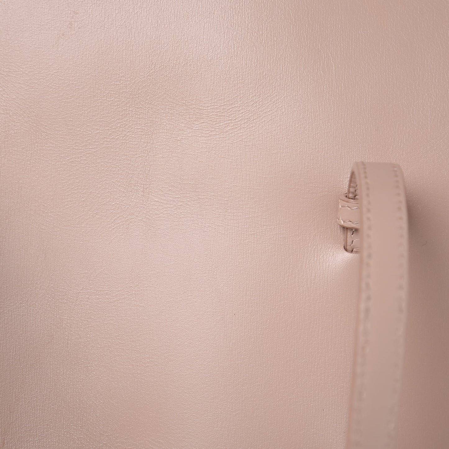 Calfskin Scalloped Trim Bag Blush