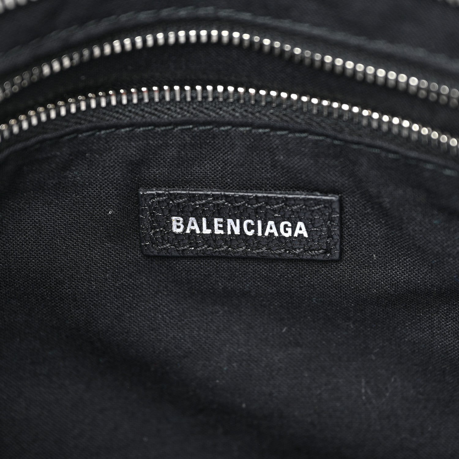 Balenciaga Chevre Silver Metallic Edge Hardware S City Black 7 of 10