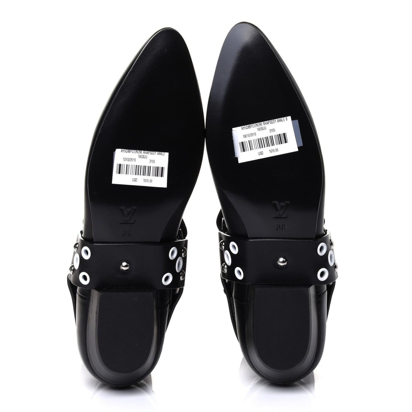 Calfskin Rhapsody Ankle Boots 39 Black