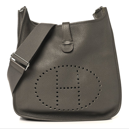 Hermes Taurillon Clemence Evelyne III GM Etain 1 of 10