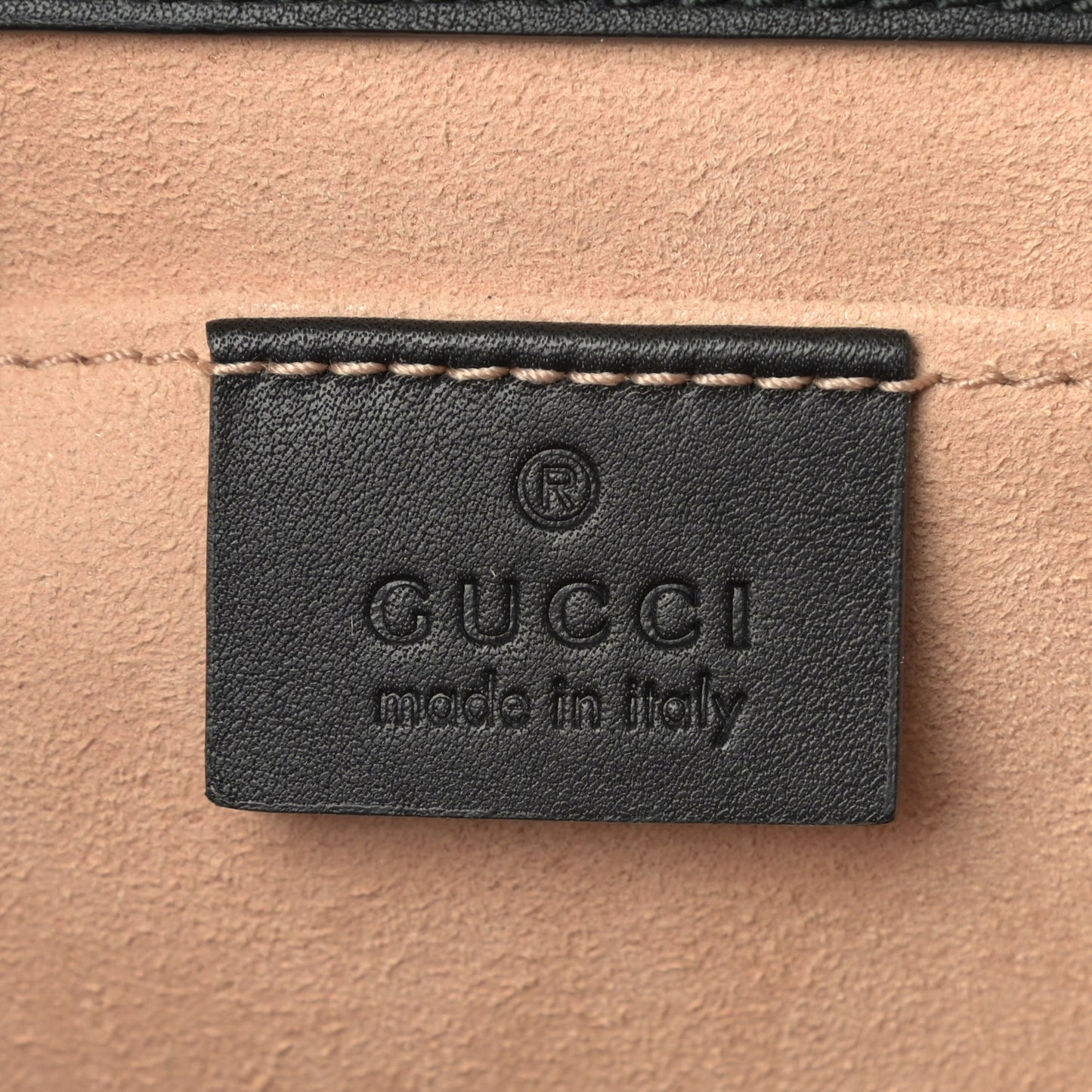 GG Supreme Monogram Bees Small Padlock Shoulder Bag Black