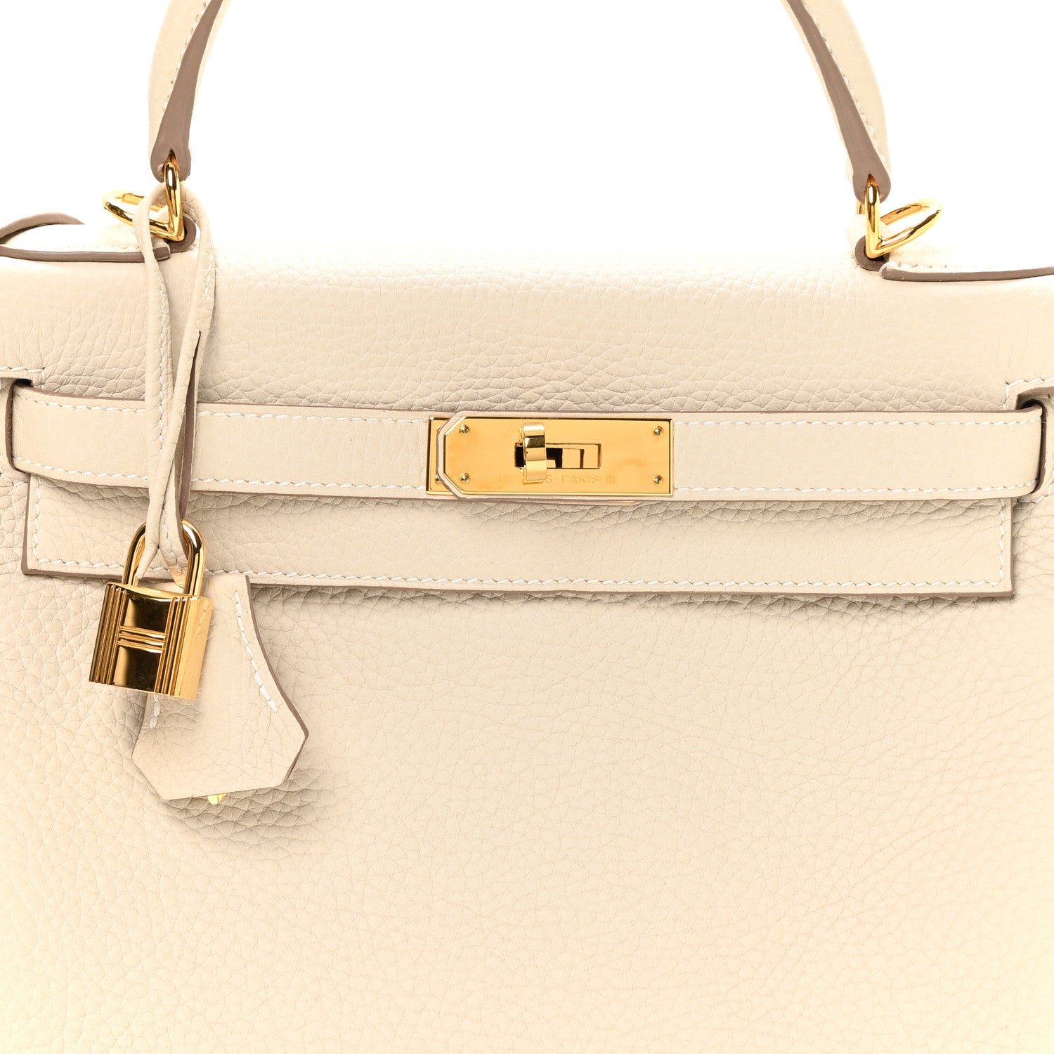 Hermes Togo Kelly Retourne 28 Craie 8 of 11