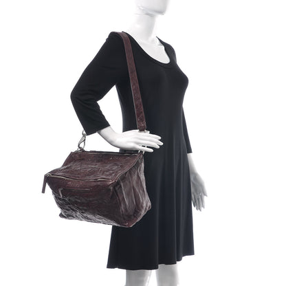 Givenchy Tumbled Sheepskin Medium Pandora Oxblood 3 of 8