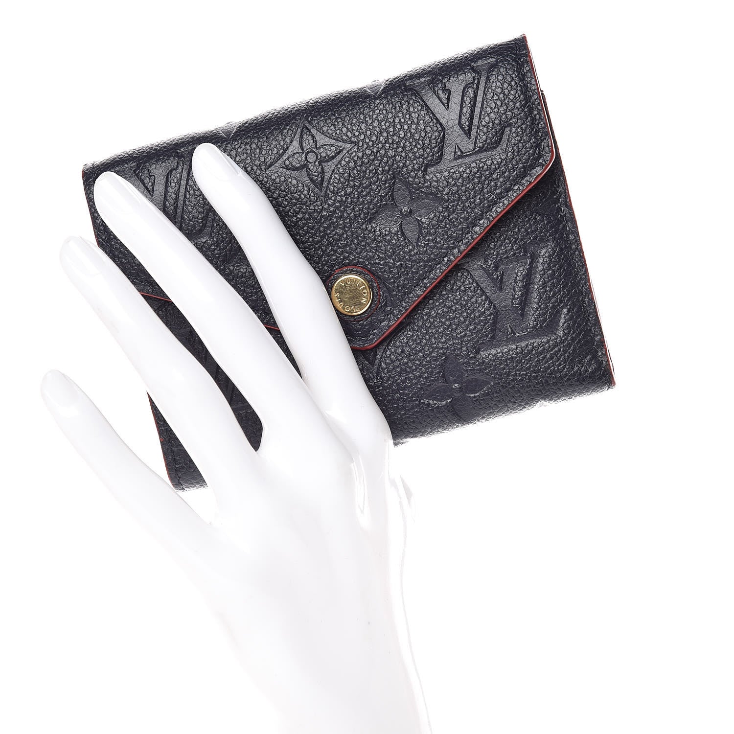 Louis Vuitton Empreinte Victorine Wallet Marine Rouge 2 of 10