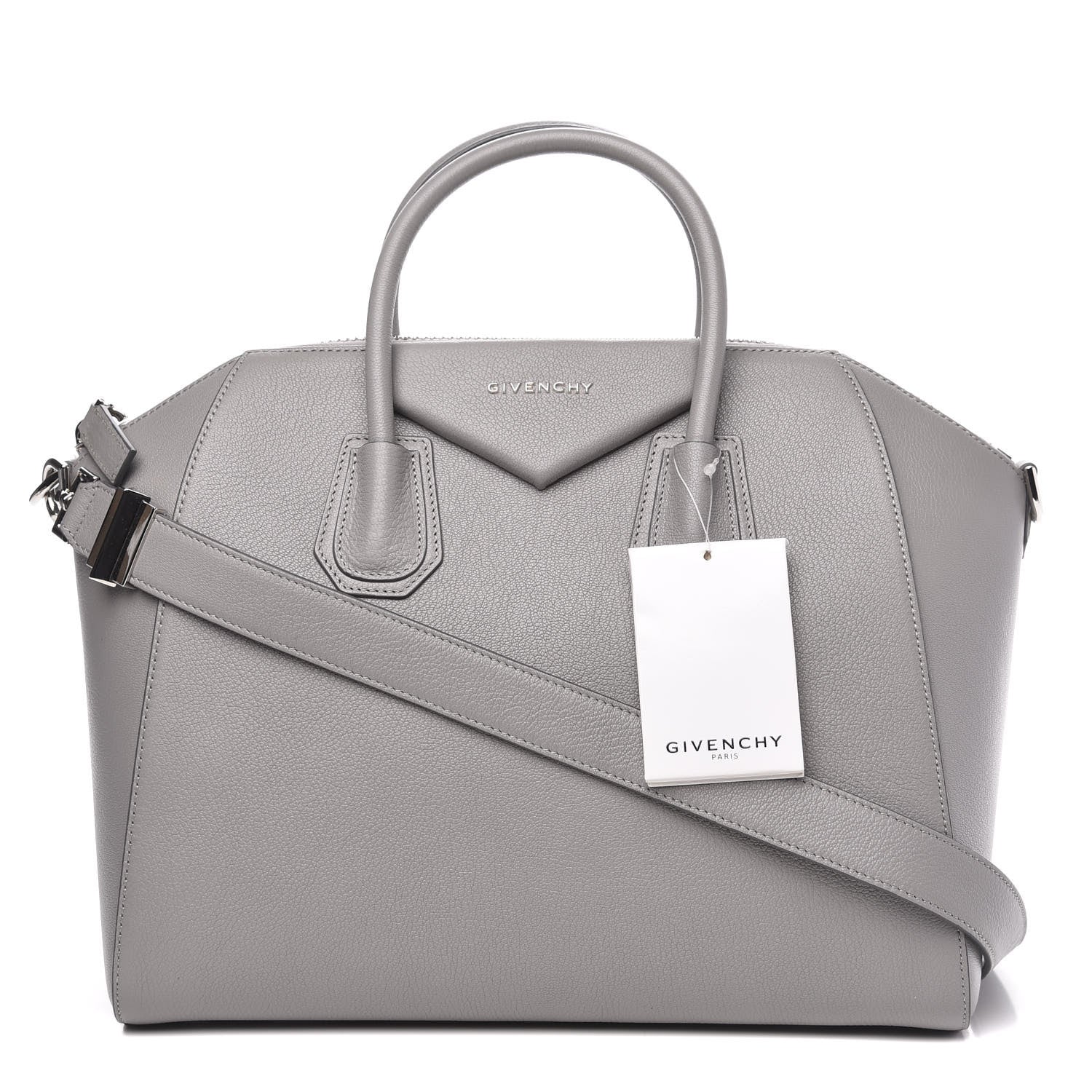 Givenchy Sugar Goatskin Medium Antigona Pearl Grey 1 of 11