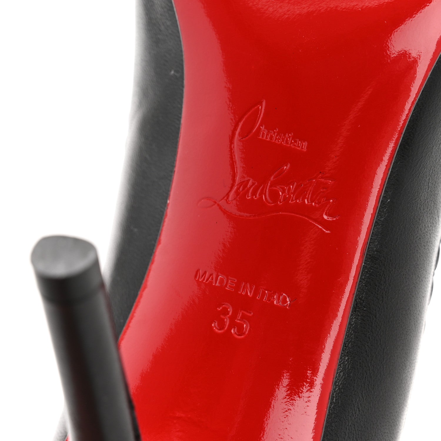 Christian Louboutin Shiny Nappa Marpelissimo 85 Pumps 36 Black 7 of 8