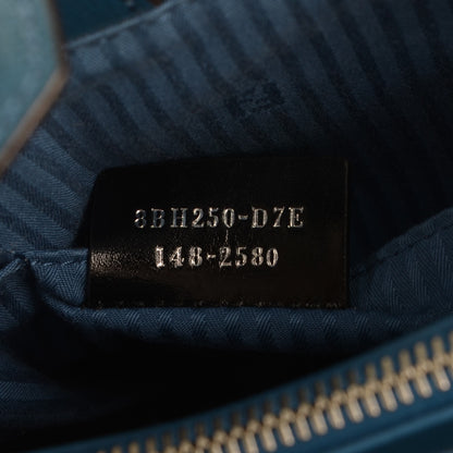 Fendi Vitello Elite Regular 2Jours Tote Blue Cobalto 7 of 7
