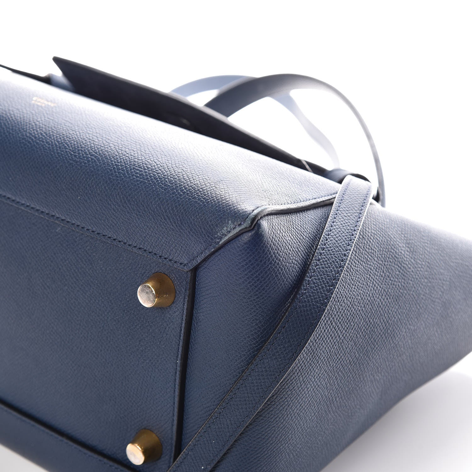 Celine Grained Calfskin Mini Belt Bag Deepsea 12 of 16