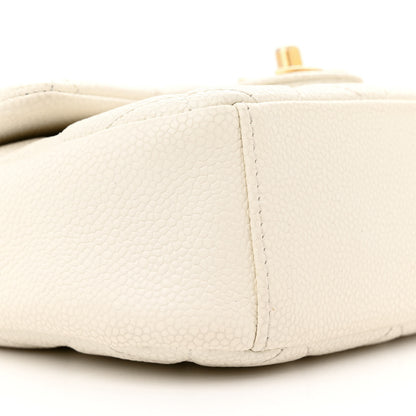 Chanel Caviar Quilted Mini Chain Soul Flap White 9 of 12