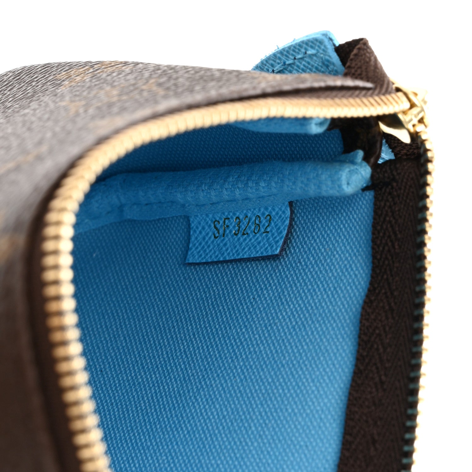 Louis Vuitton Monogram 2022 Christmas Animation Tokyo Mini Pochette Accessories Blue 7 of 8