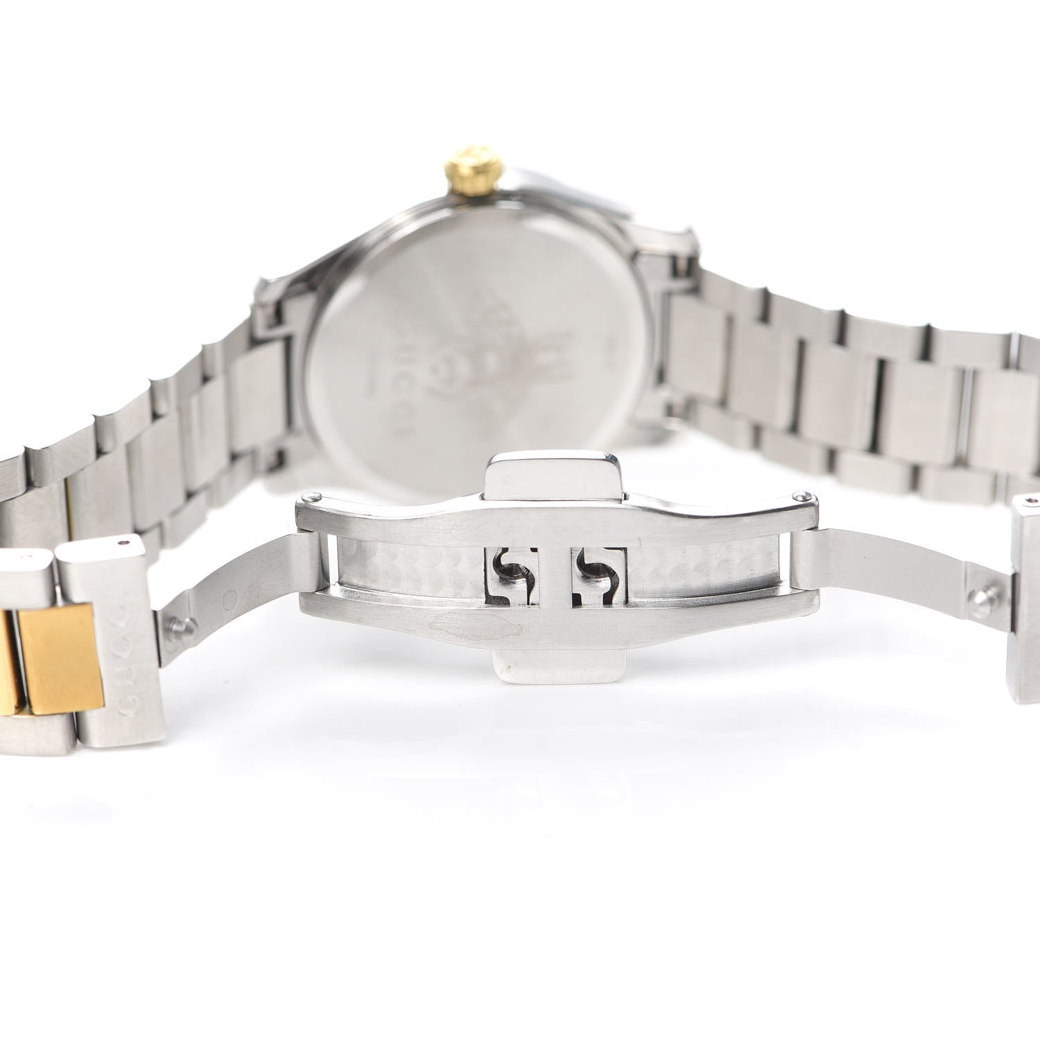 Gucci Stainless Steel 27mm G-Timeless Two Tone Cat Quartz Watch 5 of 6