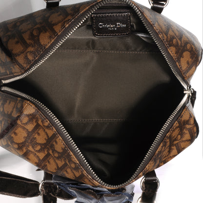 Christian Dior Monogram Trotter Romantique Boston Bag Brown 7 of 7
