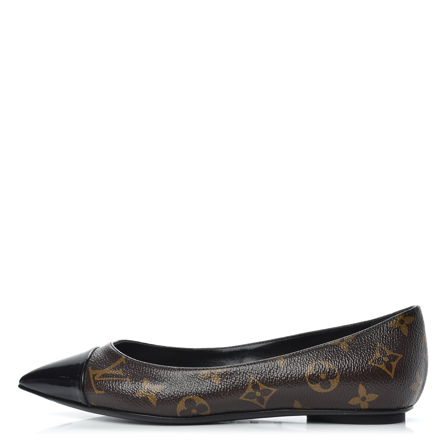 Patent Monogram Fetish Ballerina Flats 37.5